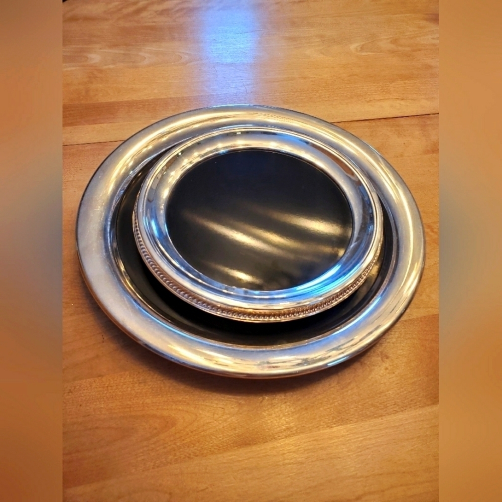 Sterling Silver Plated Serving Set - Picture 13 of 15